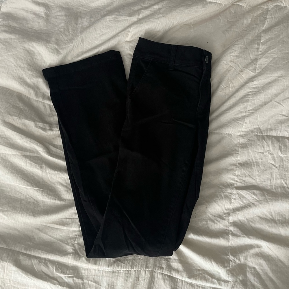 Black American Eagle Kickboot Pants